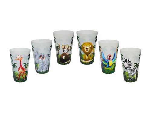 INJETON plast Kelímek dětský 0,5 l, 1 ks, dekory mix