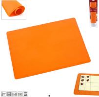 ORION Silicone rolling pin 40 x 30 x 0.1 cm, orange