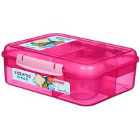 SISTEMA Snack box 1.65 l BENTO LUNCH TO GO, pink