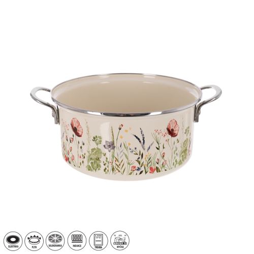 ORION Kastrol MÁK Lem o 22 cm, 4 l, smalt