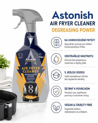 ASTONISH Čisticí sprej na horkovzdušné fritézy 750 ml - C6751_0