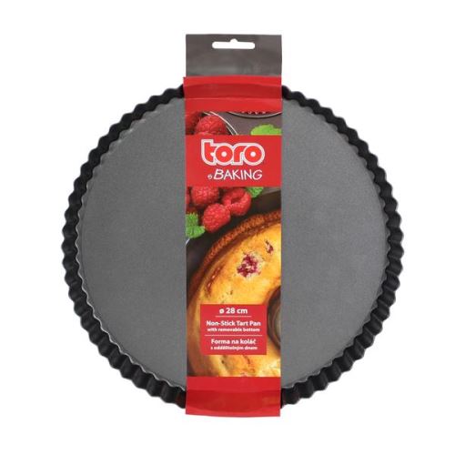 TORO Forma na koláč o 28 cm s vlnitým okrajem a odnímatelným dnem