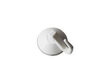 Háček s páčkou ø 4 cm, přísavný, bílý Háček s páčkou ø 4 cm, přísavný, bílý