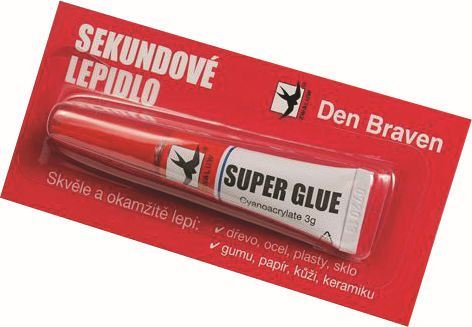 DEN BRAVEN Lepidlo vteřinové 3 g