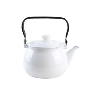 TORO Kettle for boiling water 2.5 l, white, enamel