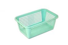 PETRA plastic Micro basket 25.5 x 17 x 10 cm, colors mix