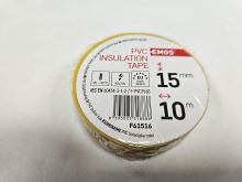 EMOS Insulating tape, 1 pc, 15 mm / 10 yellow