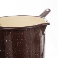 ORION Hrnek s výlevkou a rukojetí 12 cm 1,2 l, BROWN_4 (3)