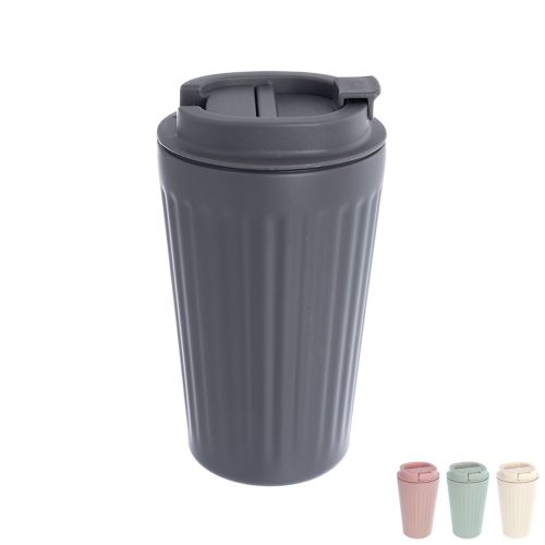 ORION Hrnek TERMO pohár 0,5 l, nerez/plast,  barvy mix