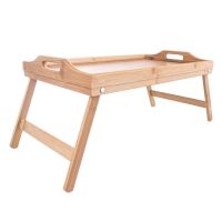 ORION Wooden bed tray 50 x 30 cm, bamboo