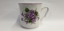 CZECH PORCELAIN KAREL mug 0.3 l, violets