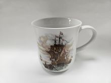 CZECH PORCELAIN Mug GOLEM 1.5 l, ships/boat