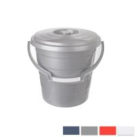 HOBBY LIFE Bucket with lid 15 l, colors mix
