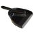 CLANAX Rubber broom and dustpan with rubber edge