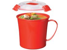 SISTEMA MICROWAVE Hrnek na polévku 656 ml, červený_3 (2)