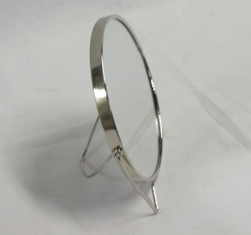 Zrcátko stolní, zvětšovací o 15 cm, chrom