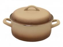 METALAC Casserole with lid 14 cm, 1 l, cappuccino