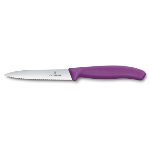 VICTORINOX Nůž s vlnitým ostřím Swiss Classic 10 cm, 6.7735.C1, fialový_0