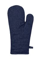 FORBYT Kitchen mitt 28 cm, cotton, loop, Jeans, dark blue