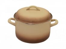 METALAC Pot with lid 14 cm, 1.5 l, cappuccino