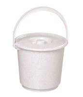 MIRA plastic Bucket with lid 2.7 l, colors mix