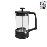 ORION French press 0.4 l BLACK, borosil. glass / plastic