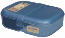 SISTEMA Snack box 1.1 l RIBBON LUNCH TO GO ECO, blue