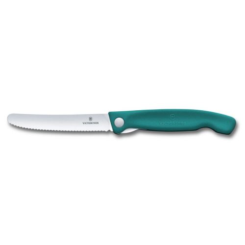 VICTORINOX Skládací svačinový nůž 11 cm Swiss Classic, tm. zelená