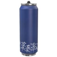 ORION Thermos can with drinker 0.7 l stainless steel, LOUKA blue