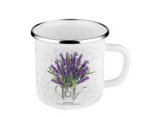 FLORINA Кружка 9 см 0,55 л, БУКЕТ, емаль