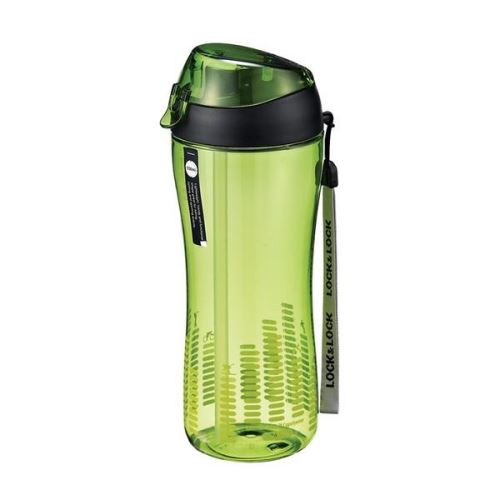 LOCK & LOCK Sportovní lahev 550 ml zelená, sil. brčko
