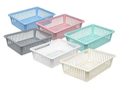 PETRA plast Košík HANDY 40 x 29 x v.11,5 cm, barvy mix