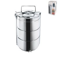 ORION Food carrier thermo stainless steel double skin 3 x 0.9 l