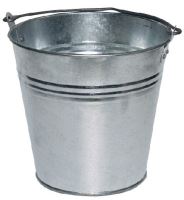 Cleaning bucket 10 l, galvanized