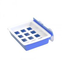 PETRA plastic Soap dish with suction cups, color mix