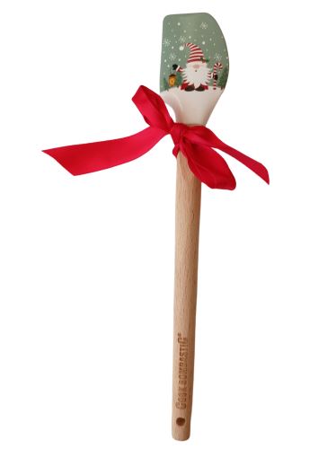 ALVARAK Stěrka kuchyňská 21 cm, silikon/dřevo, santa