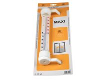SCHNEIDER Thermometer -50 ° + 50 ° C, outdoor, plastic, window, MAXI