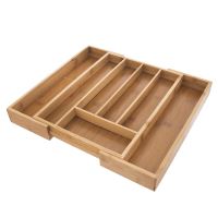 ORION Bamboo extendable sideboard 26/40 x 35.5 x 4.5 cm, bamboo