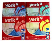 YORK Towel MACARENA 10 pcs, microfiber 35 x 35 cm, mixed colors