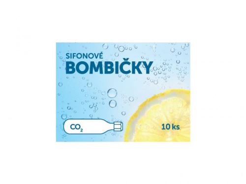 SIFOS Sifonové bombičky - náplň CO2, výměna bombičky 10 ks, sifonová lahev