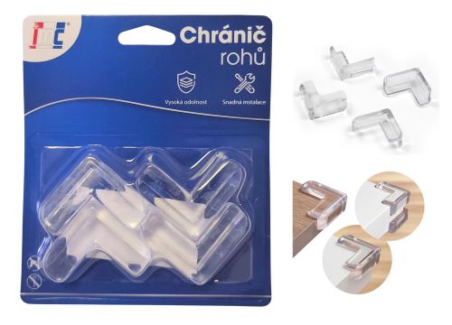 IMC Chránič rohů hranatý 4 ks, samolepící, transparentní_0