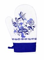 FORBYT Kitchen mitt 28 cm, cotton, magnet and loop, ONION