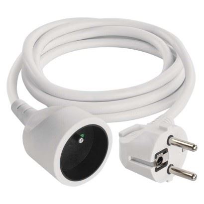 Prodlužovací kabel spojka 1,5m, bílý