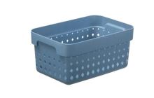 PLAST TEAM Basket, organizer SEOUL 26 x 18 x 12.5 cm, blue