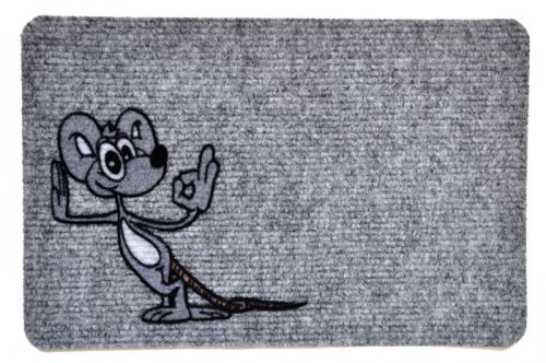 VOPI Rohožka 205 FLOCKY 40 x 60 cm, myš
