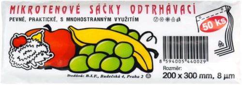 B.I.F Mikrotenové sáčky 200 x 300 - 0.008 mm, 50 ks
