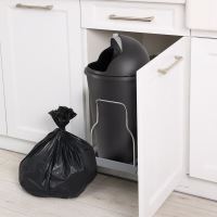 ORION Koš na odpad kolíbka 25 l, plast, černý_2 (1)