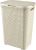CURVER RATTAN laundry basket 60 l, cream
