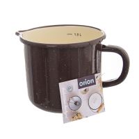 ORION Hrnek s výlevkou a odměrkou 12 cm 1,2 l, BROWN_4 (3)
