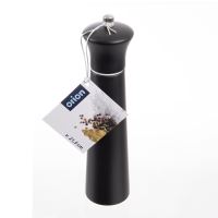 ORION Mlýnek na pepř a sůl v.21,5 cm, gumovníkové dřevo, černý	_5 (4)